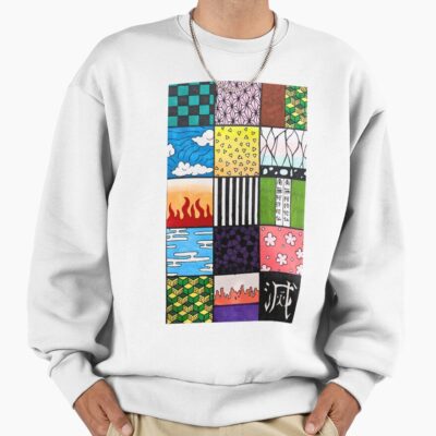 Demon Slayer Pattern Squares Sweatshirt