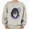 ssrcooversized sweatshirtmens 01oatmeal heatherfrontsquare productx1000 38 - Demon Slayer EU Store