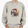 ssrcooversized sweatshirtmens 01oatmeal heatherfrontsquare productx1000 80 - Demon Slayer EU Store