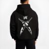tengen uzui demon slayer black hoodie male back view - Demon Slayer EU Store
