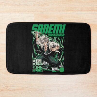 Sanemi Shinazugawa Wind Hashira Profile Bath Mat