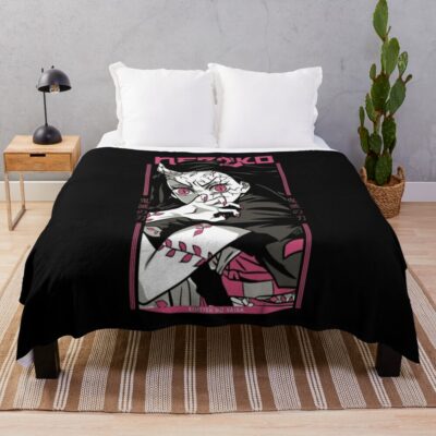 Nezuko Throw Blanket