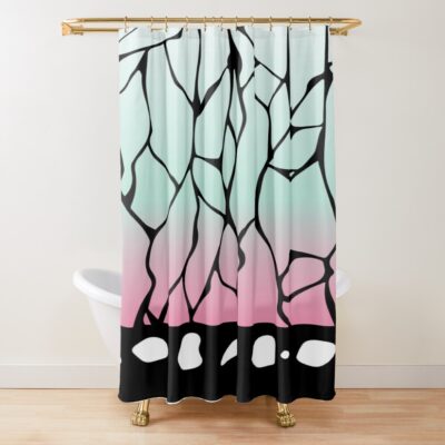 Demon Slayer Kocho Shinobu Butterfly Shower Curtain