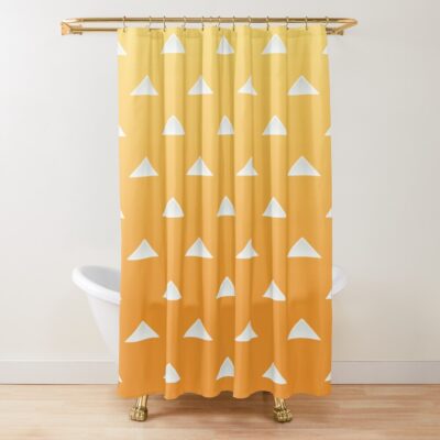 Zenitsu S Pattern Shower Curtain