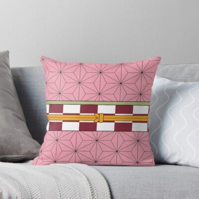 Nezuko Kamado Kimono Throw Pillow
