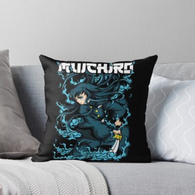 Mist Hashira Muichiro Tokito Throw Pillow