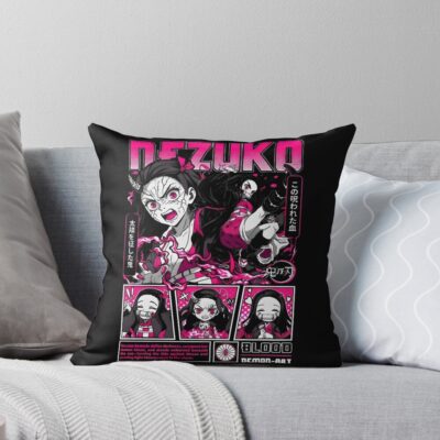 Nezuko Kamado Profile Throw Pillow
