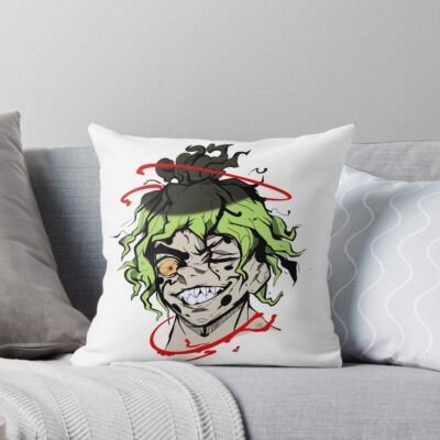 Gyutaro Kimetsu No Yaiba Throw Pillow