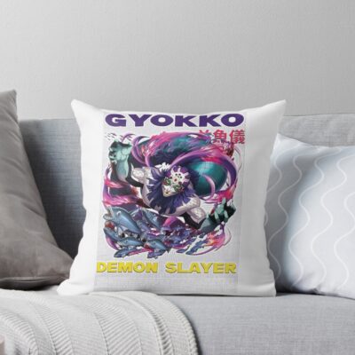 The Jar Demon Throw Pillow