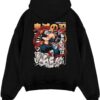 uzui tengen demon slayer black hoodie flat back design - Demon Slayer EU Store