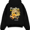 zenny A.black hoodie flat back design - Demon Slayer EU Store